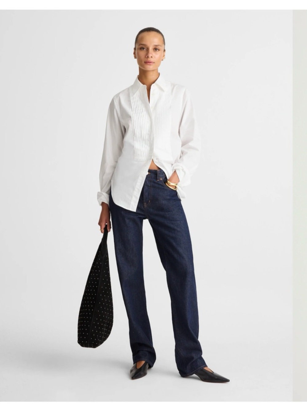 Madewell Classic white button down shirt